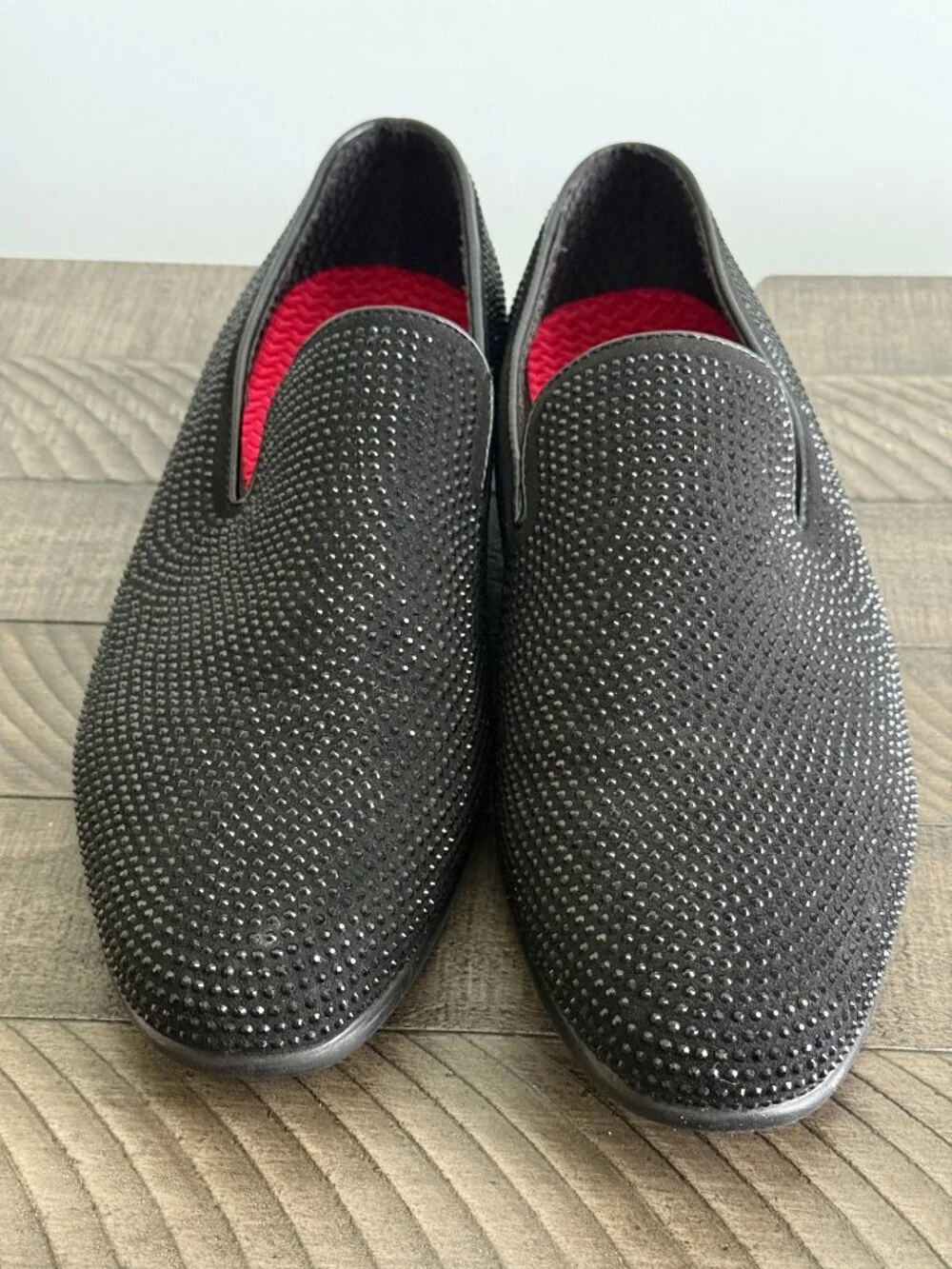 ID Required Sparkz Black Men's Loafers Size 9M